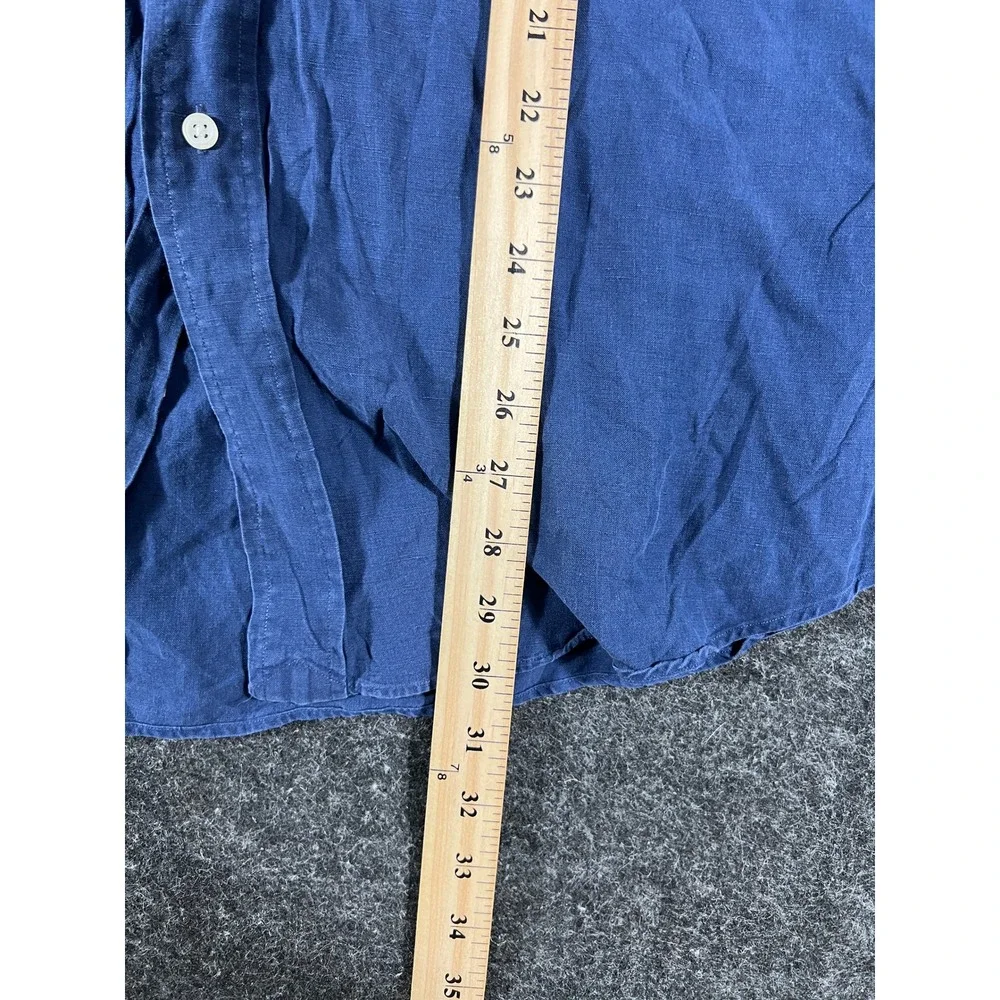 Bundle Ralph Lauren Button Up Shirt Mens 2XL Blue Pink Classic Fit Minimalist